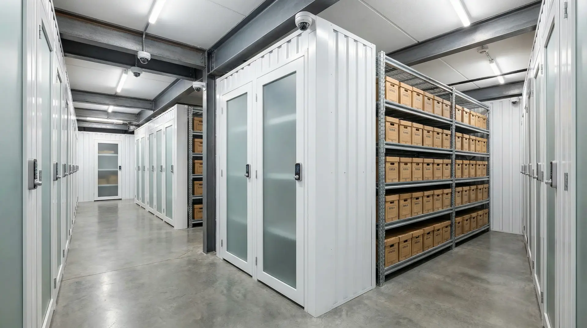 Modern climate-controlled storage facility in Dubai
