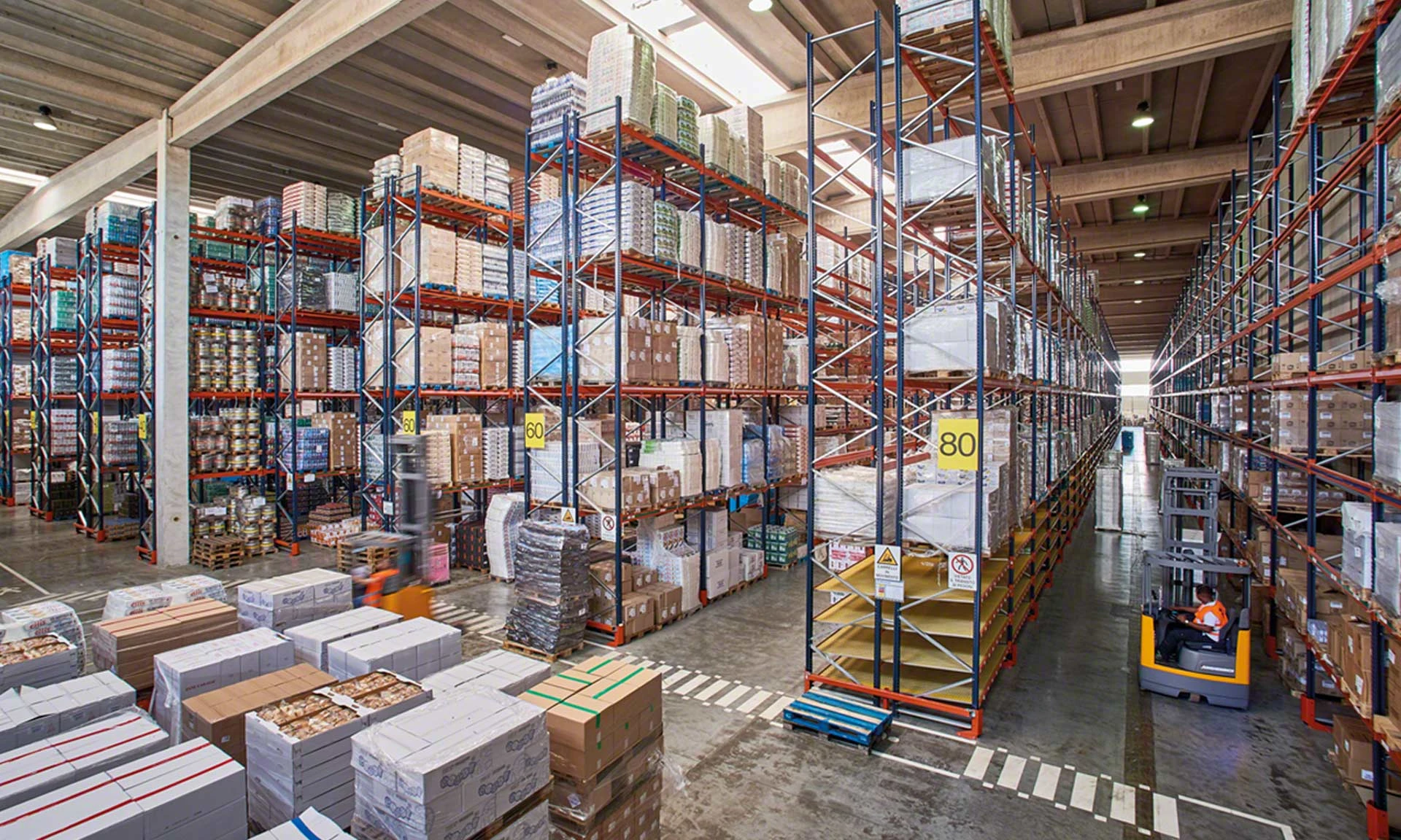 Secure VaultX warehouse storage facility in Dubai with organized inventory space